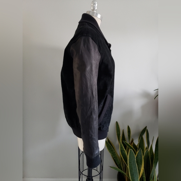 CONVERSE suede and leather varsity jacket - Picture 3 of 10